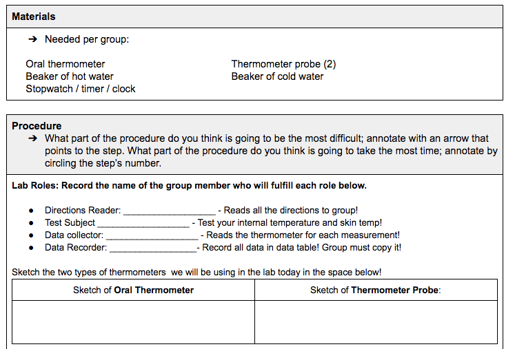 Human Thermoregulation Lab New Visions Science