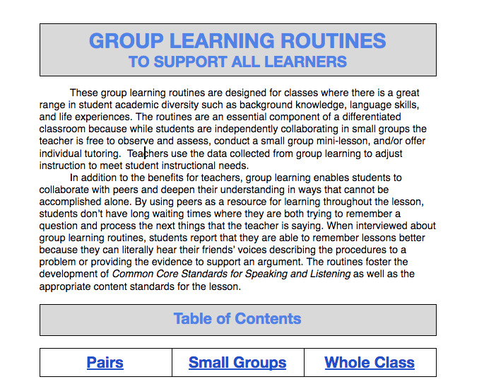 Resources to Enhance Instruction New Visions Social Studies